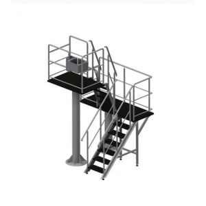 Stationary hanging platform 